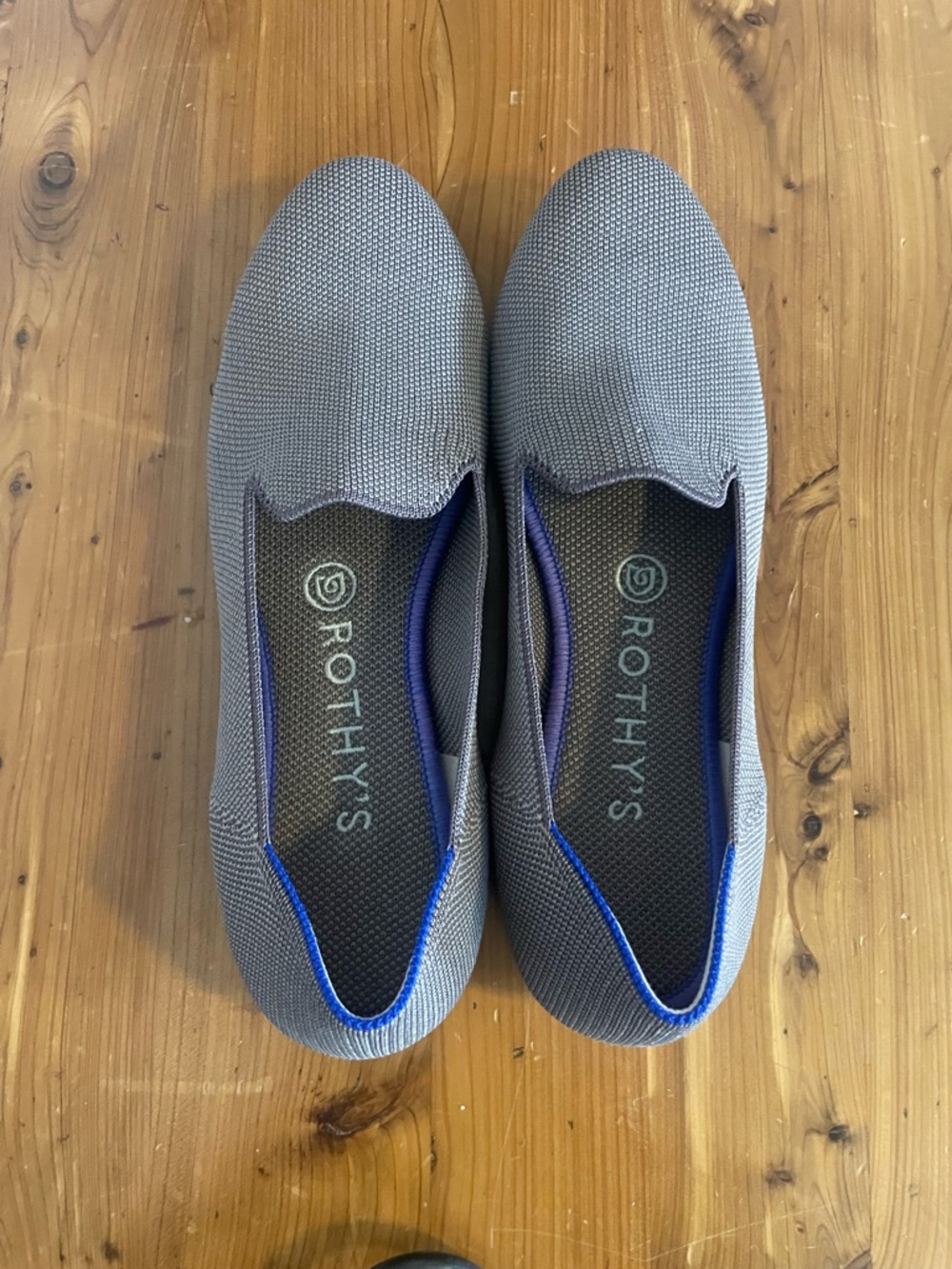 Rothy's Grey Slip-On Loafers - Size 7.5
